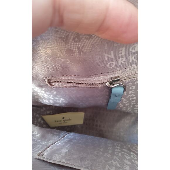 NWOT Kate Spade New York Grove Street Carli satchel purse baby blue adj strap - Picture 9 of 9